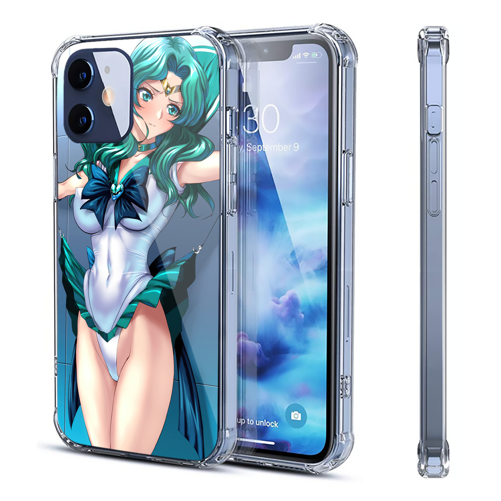 （画像用） 美少女戦士セーラームーン Sailor Moon 【iPhone 12シリーズ対応】透明スマホケース（クリアソフトケース）